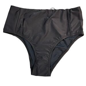 Universal Standard High Waist‎ Swim Bikini Bottom Black Size 2XS / 6-8 New